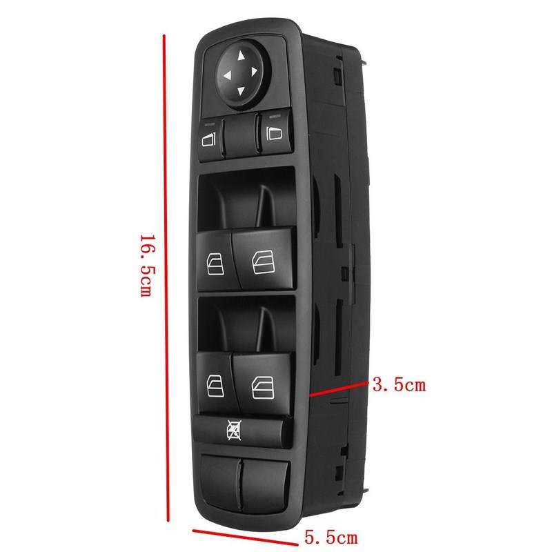 Schakelaar Ruitbediening Voor Mercedes-Benz Gl 350 320 ML350 450 R350 2518200110 2518300090 9051 Linker Venster Master schakelaar