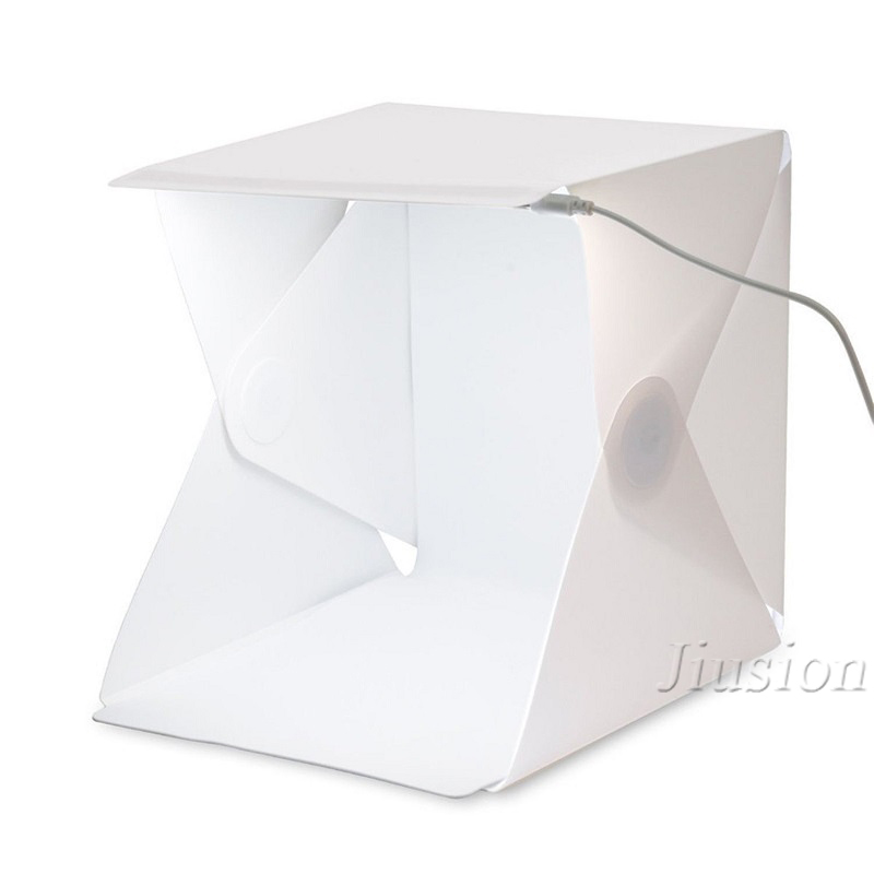 Mini Draagbare Opvouwbare Led Light Box Fotografia Fotografie Lightbox Cam Accessoires Fotos Lampe Softbox Thuis Kamer Fotostudio