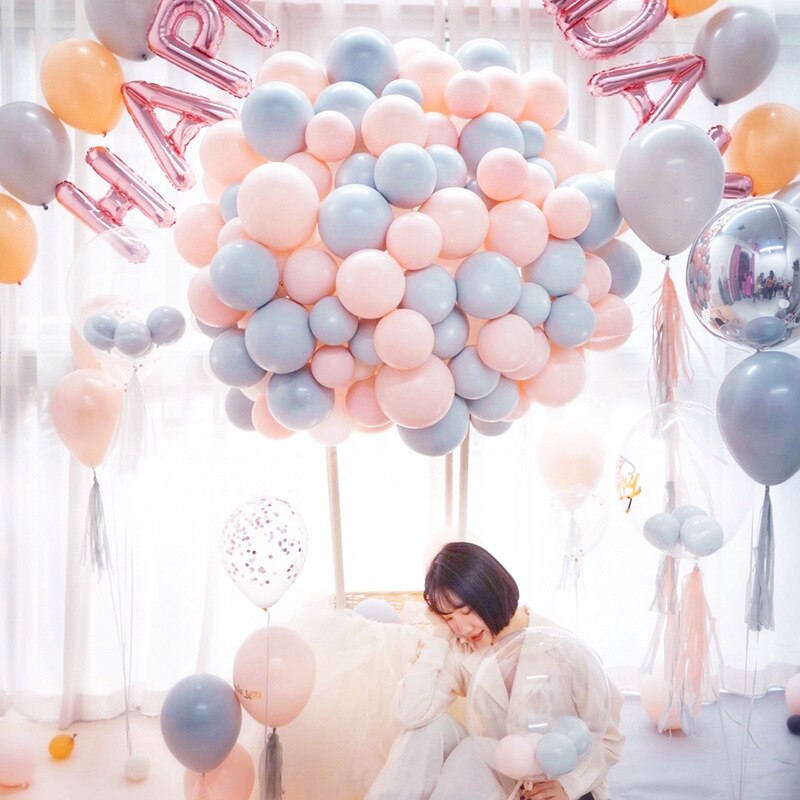 10 stuks /5 inch kleurrijke macaron latex ballon snoepkleurige ballon bruiloft verjaardag feestdecoratie ballon