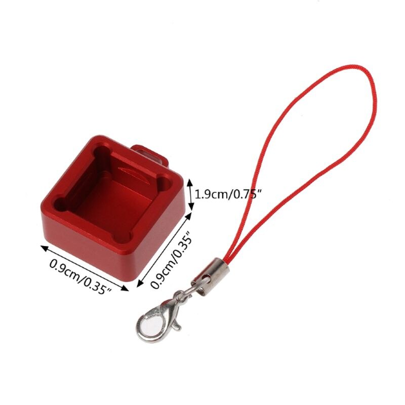 Terning sukker cnc anodiseret aluminium switch tester base til mekanisk tastatur
