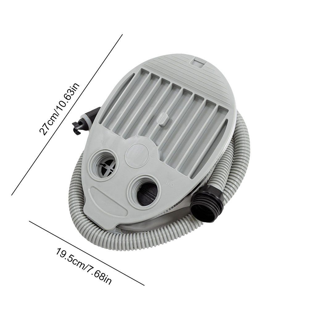 5L High Pressure Foot Pump High Volume Portable Inflatable Air Pump Portable Air Inflator for Canoe Kayak Raft Rubber Boat