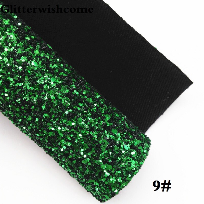Glitterwishcome 30 x 134cm mini rullavinyyli jousille, paksu glitter nahkakangasvinyyli yhteensopivalla pohjalla jousille , gm078: 9