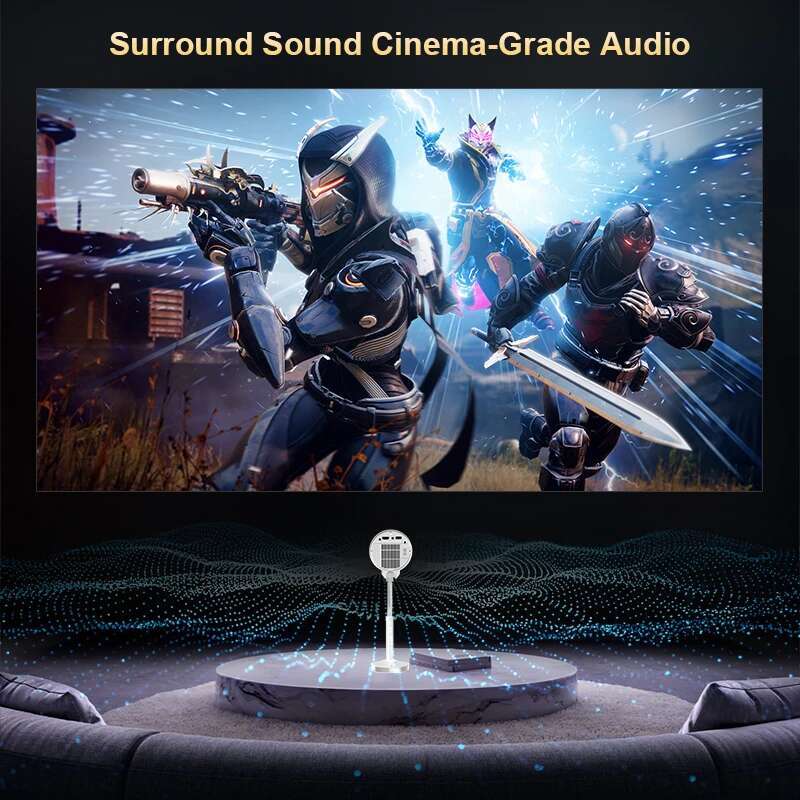 Touyinger X9 Pro Mini tragbarer Projektor 4K Beamer Full HD Android 13 Video-LED-Projektor für Filme 3D Beam Heimkino