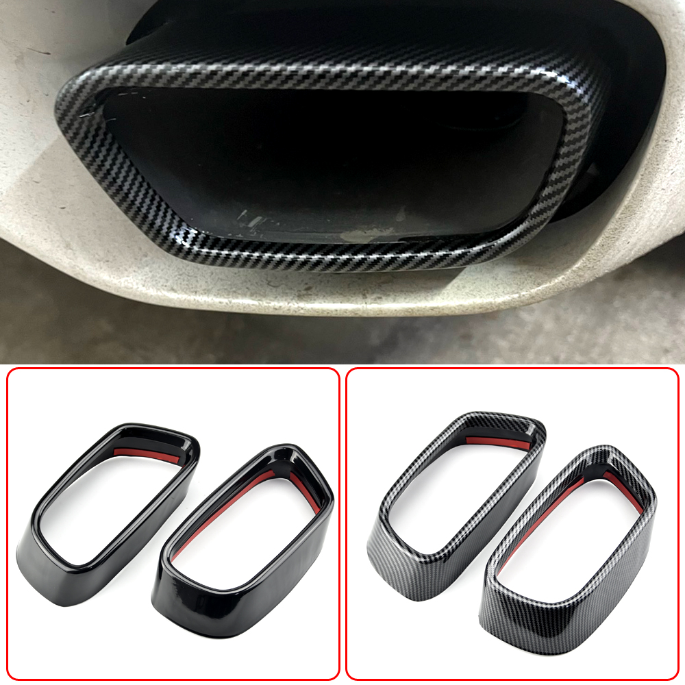 Roestvrij Staal Voor BMW X5 F15 X6 -18 Auto Staart Uitlaat Uitlaatpijp Output Cover Onderdelen (voor M Sport Versie)
