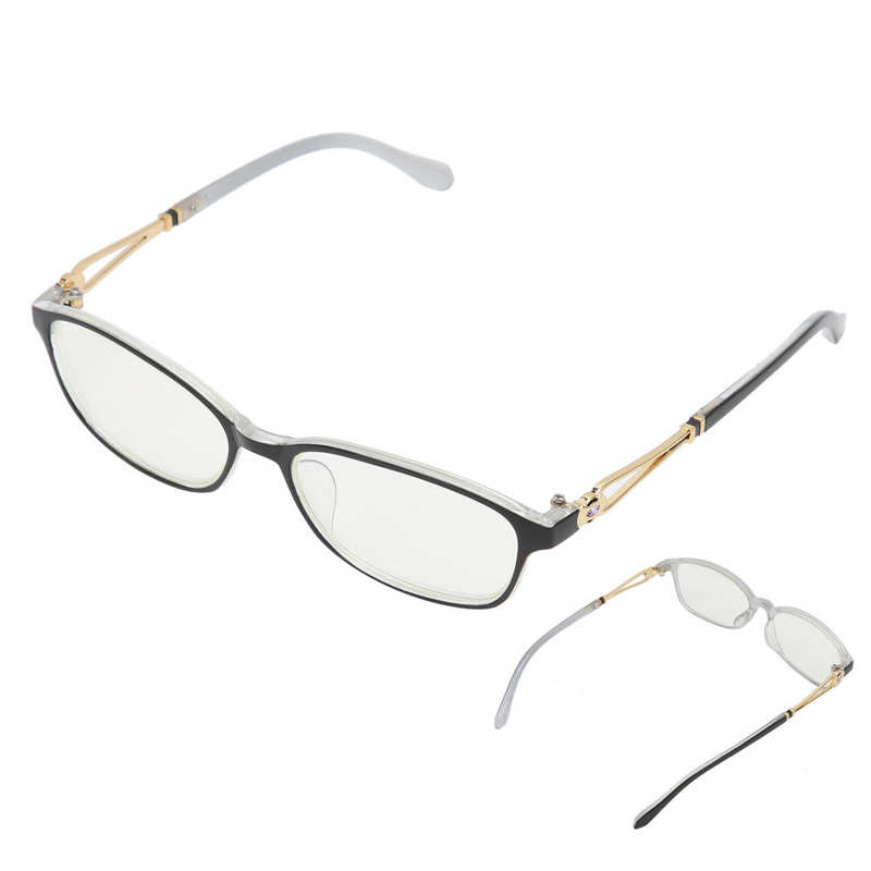 Reading Glasses Spring Hinge High Light Transmittance Computer Readers Lightweight Multi Area with Glasses Case for Reading for