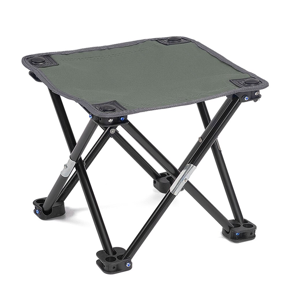 Tragbare Falten Angeln Stuhl Hocker für Outdoor Camping Wandern Picknick Reise Ultraleicht Klappstuhl Hocker: Grey Stool
