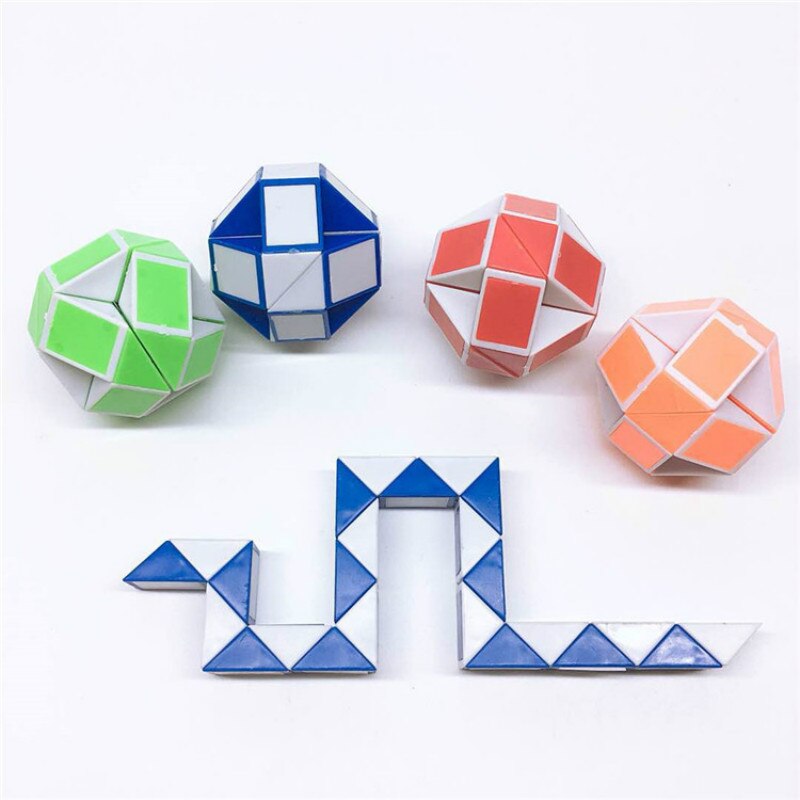 1pcs Triangle Stress Relief Cube Stress Reliever Fun Toys Stress Rainbow Strange Shape Puzzles