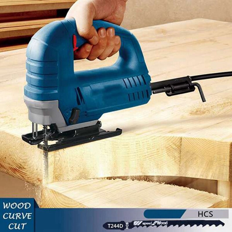 60PCS T Shank Jigsaw Blades Set for Wood Plastic Metal Jig Saws Includes of T118A T144D and T244D for Wood Metal Cutting