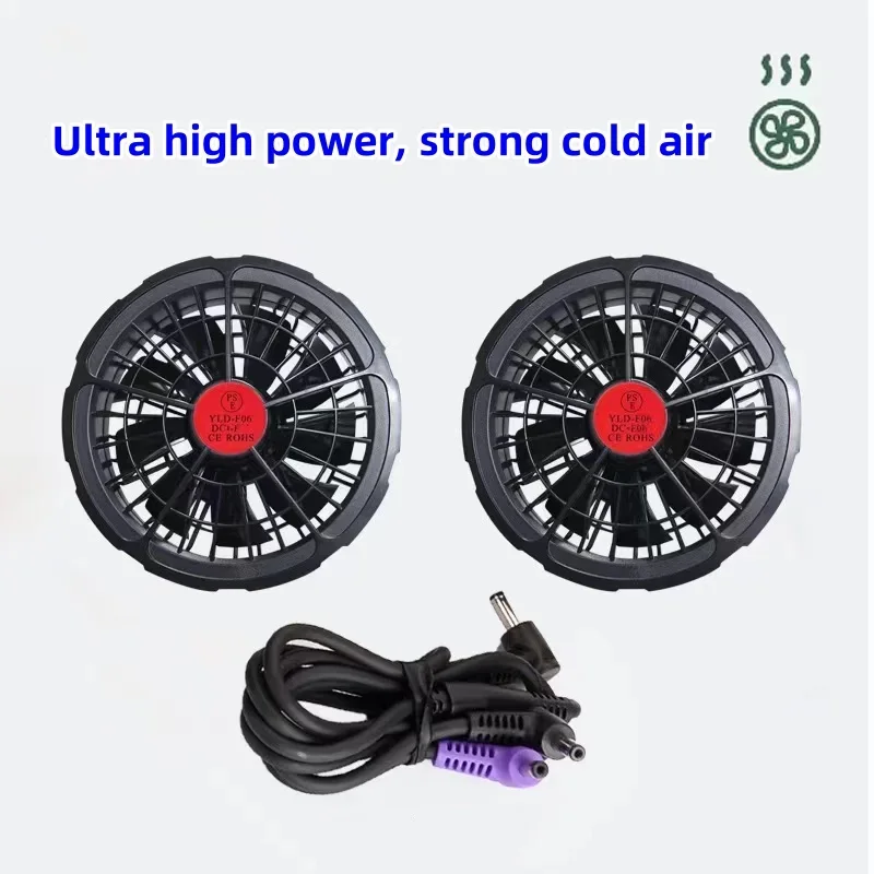 Coole jas Heren warm weer Werkventilatorjas USB-koeling Airconditioning Kleding Dameslichaamskoeling Viskleding Vest: S / Zilver