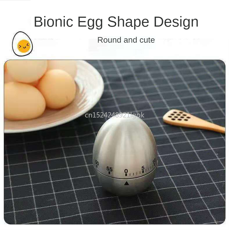 Timer Mechanical Stainless Steel Kitchen Reminder Student Do Problem Time Management Office Countdown Timer