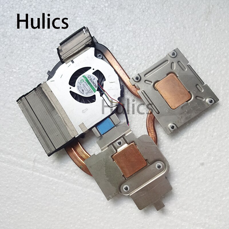 Hulics Original for HP DV6 DV7 DV6-7000 DV7-7000 cooling heatsink with fan 682061-001
