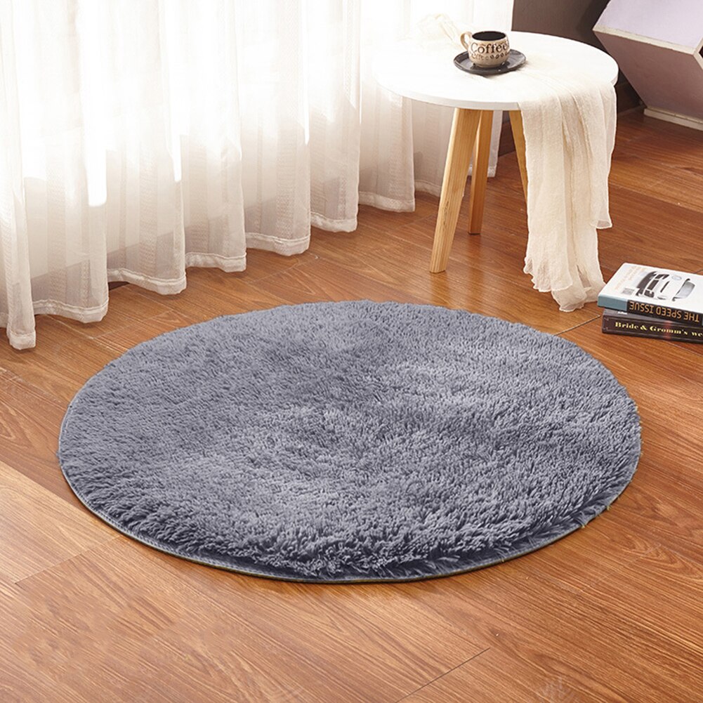 Senior Heimat Runde Nachahmung Wolle Yoga Teppich Baby Schlafzimmer Nacht Decke Stuhl matt Plüsch Bucht Fenster Teppich Dekoration Benutzerdefinierte