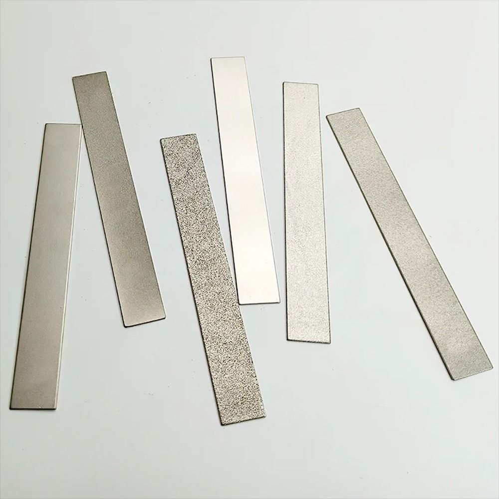 Disco de pulido de esmeril galvanizado Rectangular, tira de pulido de diamante, herramientas de afilado abrasivo, 80-3000Grit, 150x20mm, 1 unidad