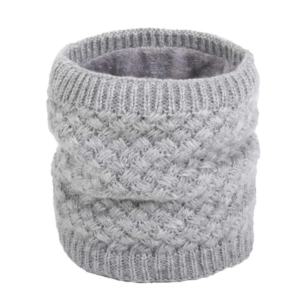 Heren dames koppels sjaal herfst en winter effen kleur wollen kraag gebreid zachte kraag plus fluweel dikke warme capuchon sjaal снуд