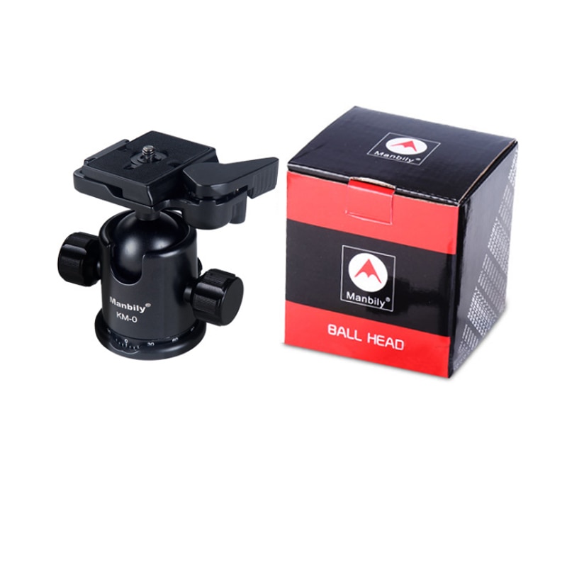 Manbily Camera Ball Head Ballhead Tripod Head Panoramic Head Sliding Rail Head w Manfrotto 200PL-14 Clamp&Plate KM0
