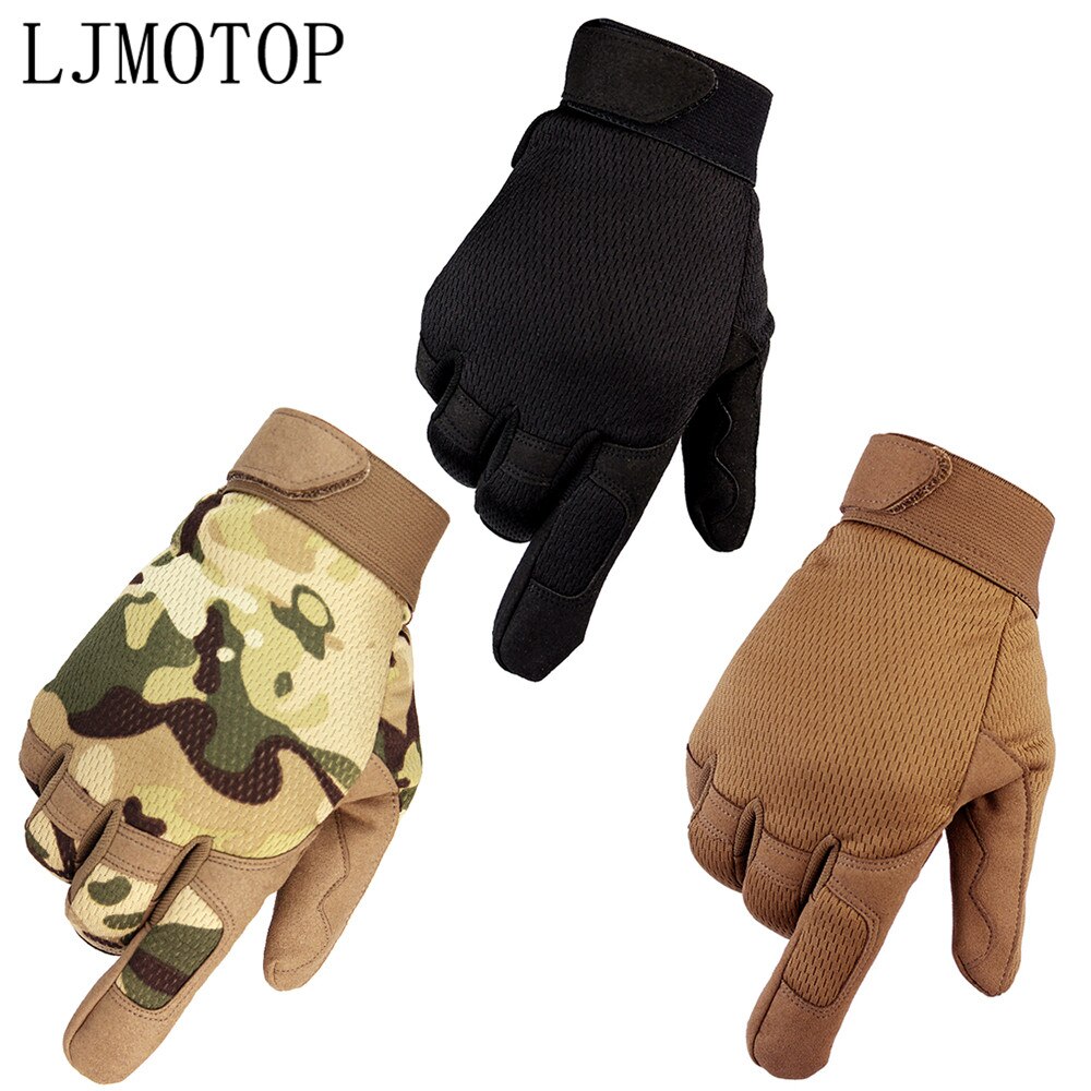 Guantes de motocicleta de , de cuero de dedo completo para exteriores, para Piaggio Vespa GTS GTV LX 60 125 250 300 Primavera Sprint
