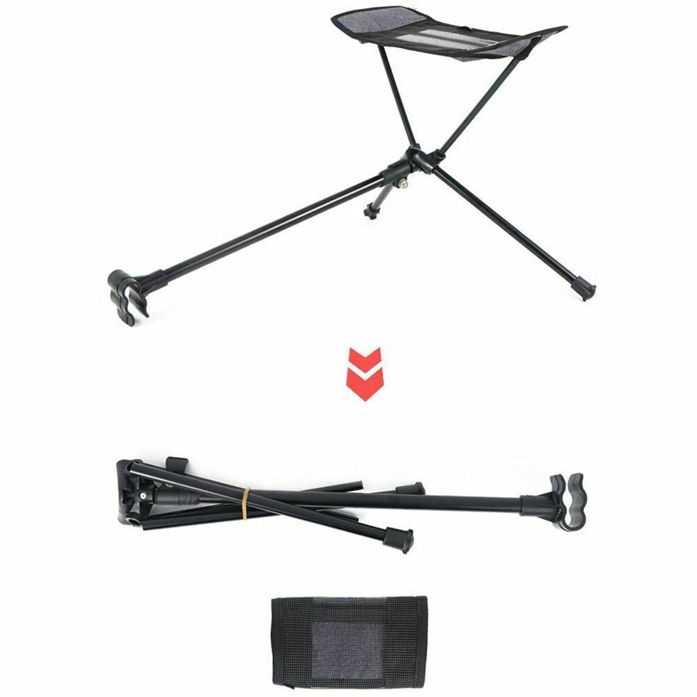 1pcs Camping Chair Retractable Footrest Portable Foot Rest Folding Connectable Chair Rest Backpack Beach Fishing Outdoor Chairs