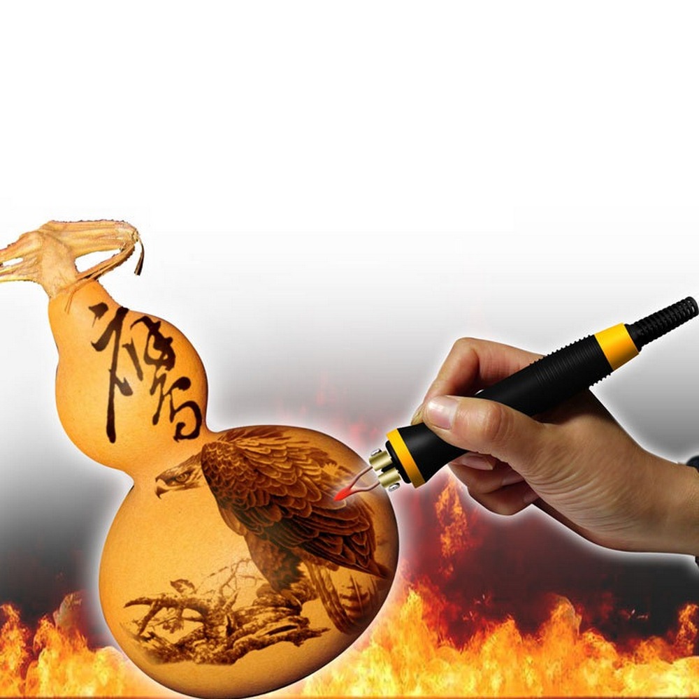 220V Soldering Iron Tool Pyrography Machine Digital Display wood Burning Soldering Irons Crafts Tools Machine Kit Set 60W