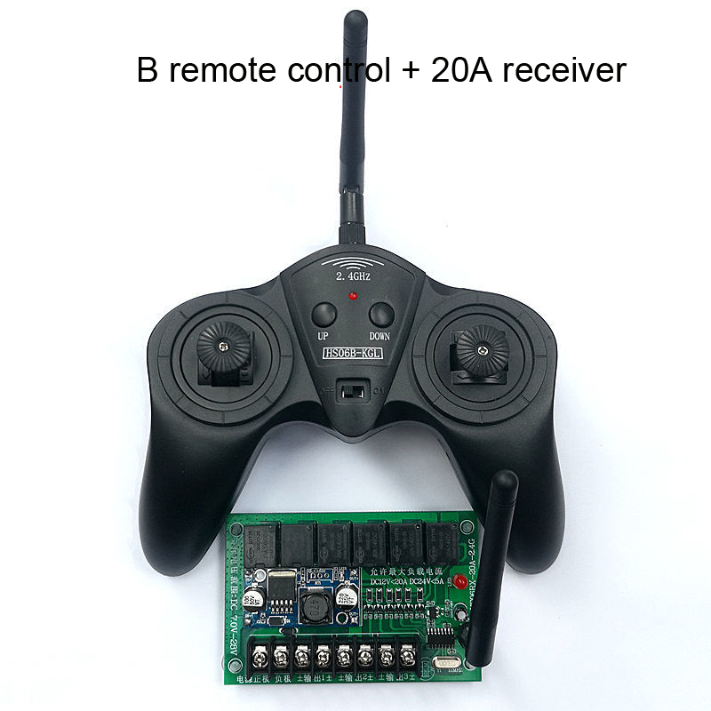 6CH 2,4G Fernbedienung 6V/12V 1,2 A/2,5 A/5A/20A Empfänger Radio System einstellen kabellos Entfernung steuern DIY Art Spielzeug Stiefel/Auto: Freier Raum
