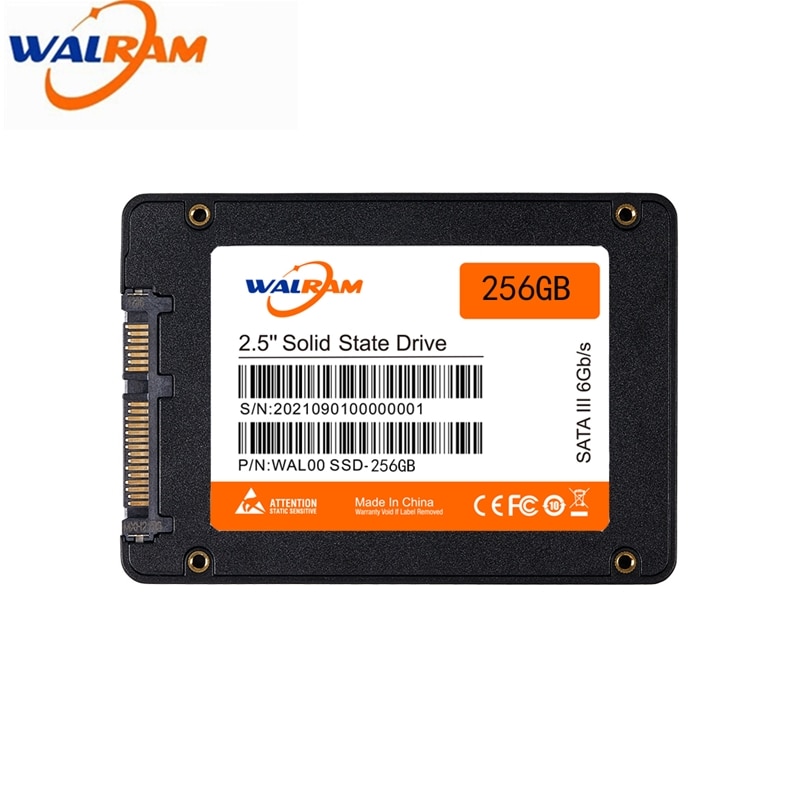 WALRAM SSD 256gb 1tb 120gb 240 gb 480gb 60gb SSD HDD 2.5 ''SSD SATA SATAIII 512gb 128gb unità a stato solido interna per Laptop
