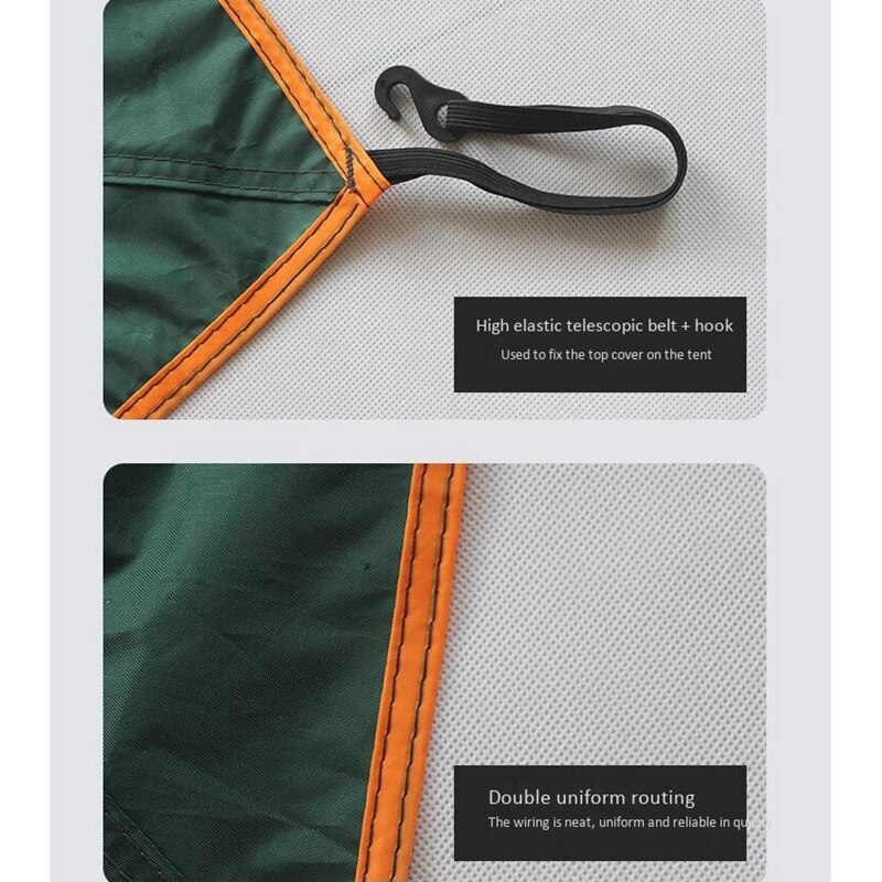Namiot kempingowy na zewnątrz namiot na świetlik górny osłona przeciwdeszczowa osłona dachowa osłona wentylacyjna górny baldachim