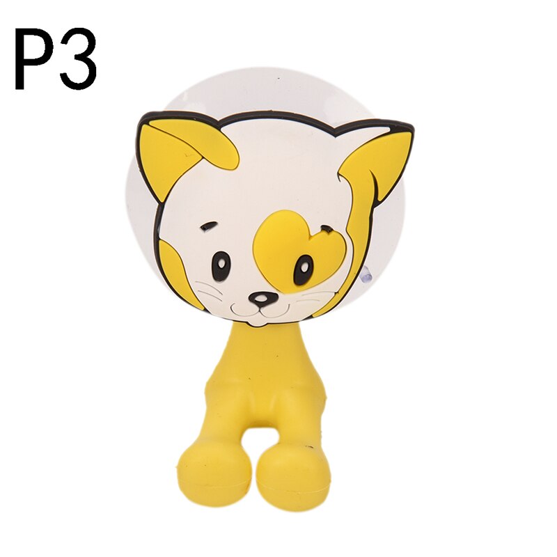 24 colors Wall Suction Holder Tool Animal Cute Cartoon Suction Cup Toothbrush Holder Bathroom Accessories Set: P3
