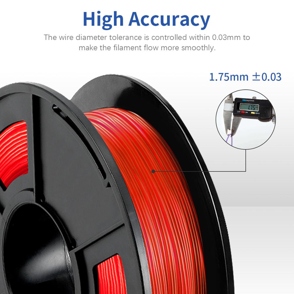 AW 3D Flexible TPU Filament 1.75mm 3D Printer Filament 0.5KG TPU High Elasticity Rubber Filament with full color