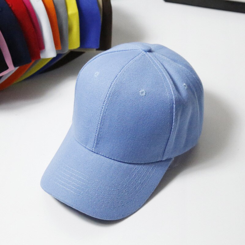 Casquette de Baseball pour femmes | Casquette décontracté, solide, ombrage solaire, Hip-Hop, Style coréen, tout-assorti, chapeau doux Kawaii, Chic, pour femmes: blue