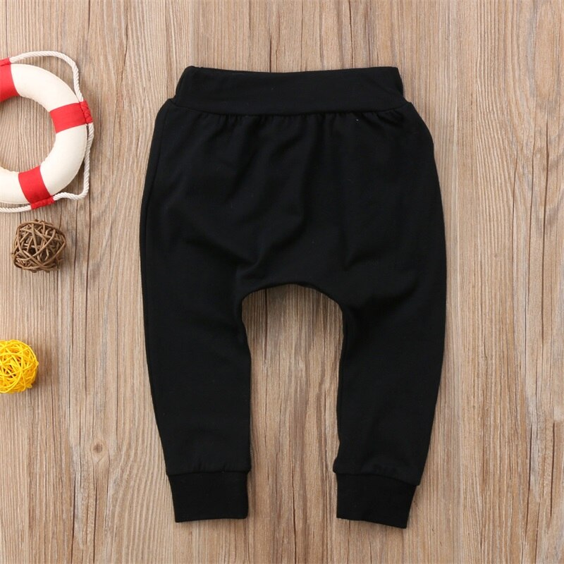 Nuovo Infantile del Bambino Dei Capretti Del Bambino Della Ragazza del Ragazzo Pantaloni Stile Harem Bambini Del Bambino Sudore Gonne E Pantaloni Leggings Pantaloni Lettera Vestiti 1-5T