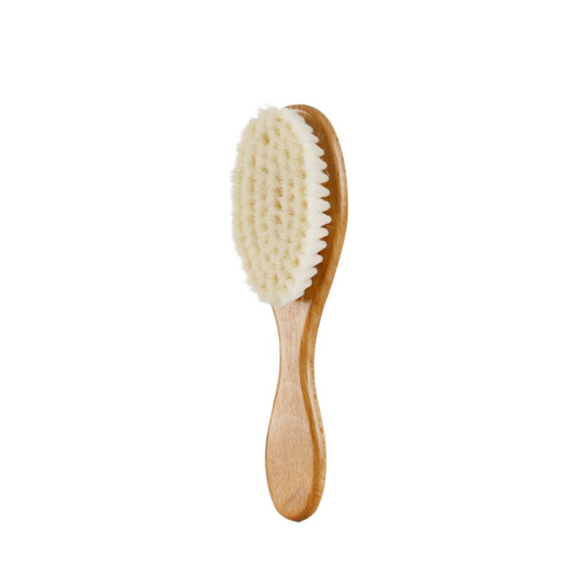 Manche en bois coiffure brosse en fibres souples coiffeur cou Duster nettoyage enlever brosse outils de coiffure: As show