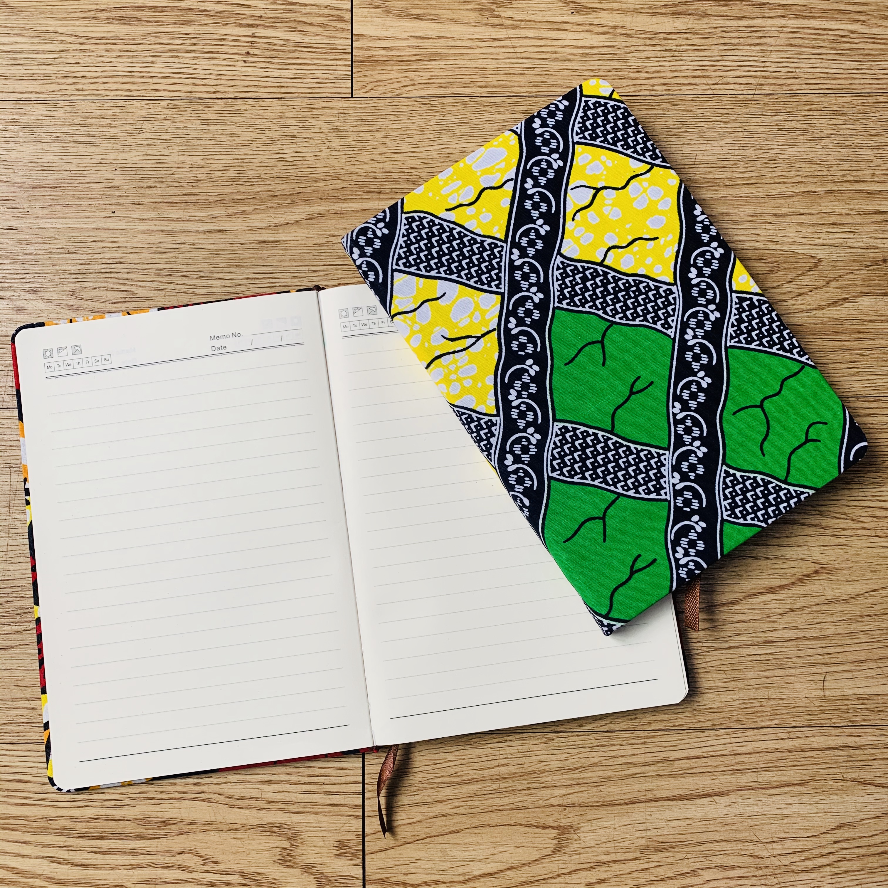 ankara Notebook A5 School Office Hard Cover Yearly Monthly Planning Papers Journal Notebook Daily Mem african accessories