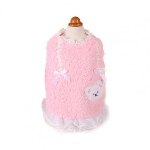 2 kolory opcjonalnie całkiem słodkie ubrania dla psów kotów dwunożny odzież dla zwierząt przyciągające wzrok dla szczeniąt: Różowy / S