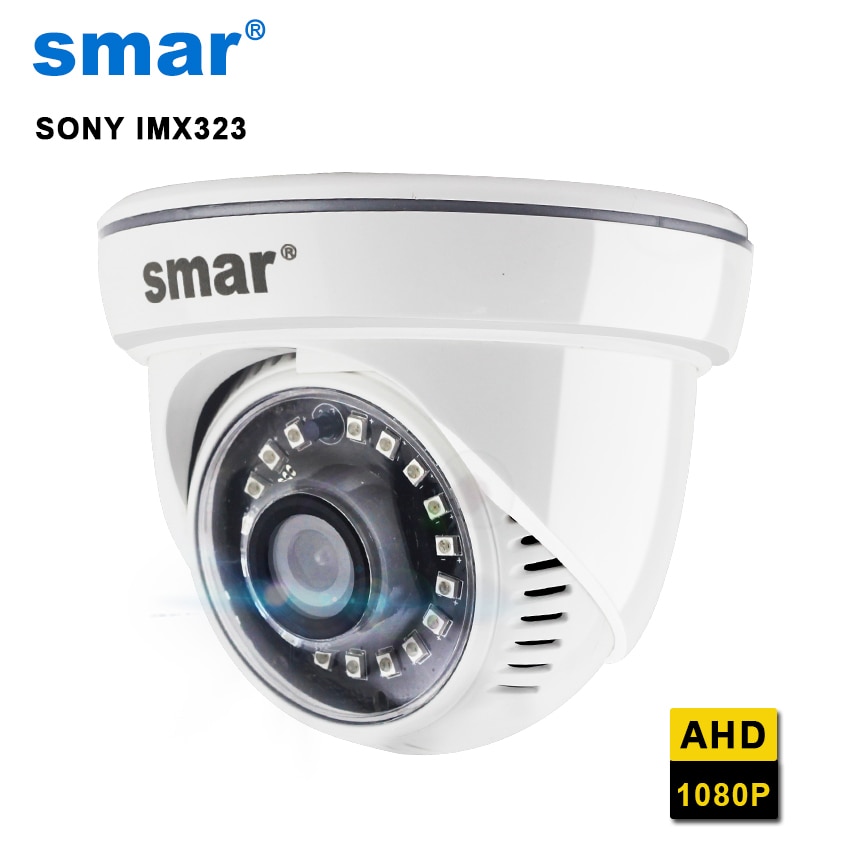 Smar Sony IMX323 CMOS 18 Nano IR LEDS HD 1080P AHD Camera Dome Surveillance Camera IR Cut Filter With Work AHDH/AHDNH AHD DVR