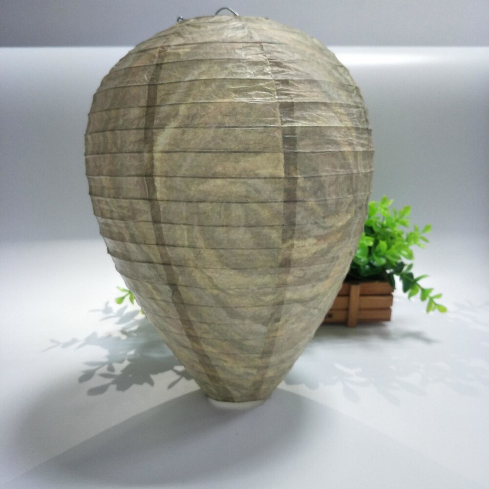 2/4/6/8pcs Eco Friendly Wasp Nest Decoy Repellent Decoy Non-Toxic Hanging Wasp Nest Deterrent for Wasps Hornets Yellow Jackets