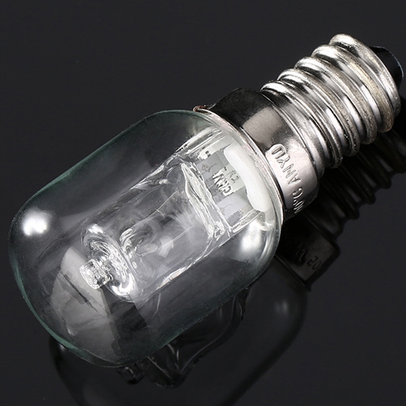 E14 haute température ampoule 500 degrés 25W halogène bulle four ampoule E14 250V 25W Quartz ampoule