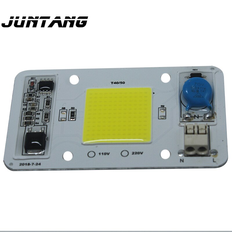 50W welding-free light source High luminous efficiency LED integrated lamp bead 110/220V high voltage driverless light source