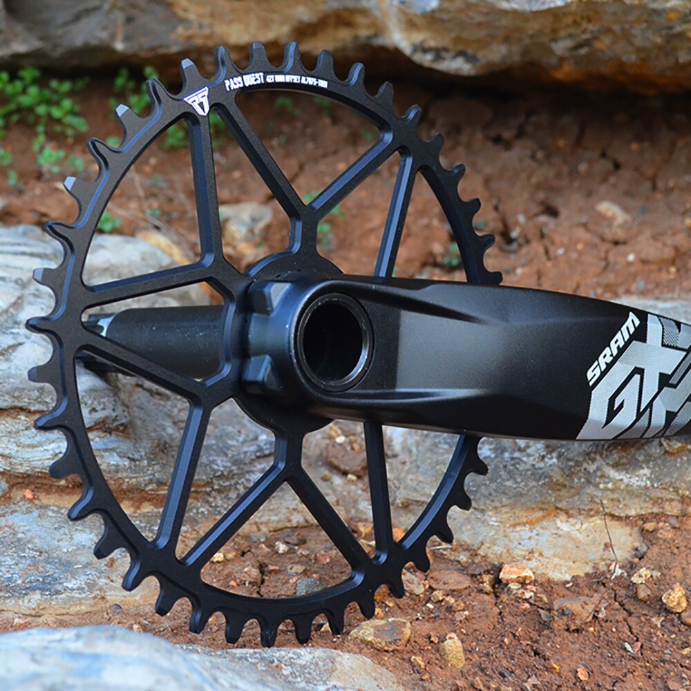 PASS QUEST SRAM gx xx1 eagle GXP round mountain bike narrow sprocket 30-44T bicycle bicycle sprocket 0mm offset crank 7075 alum