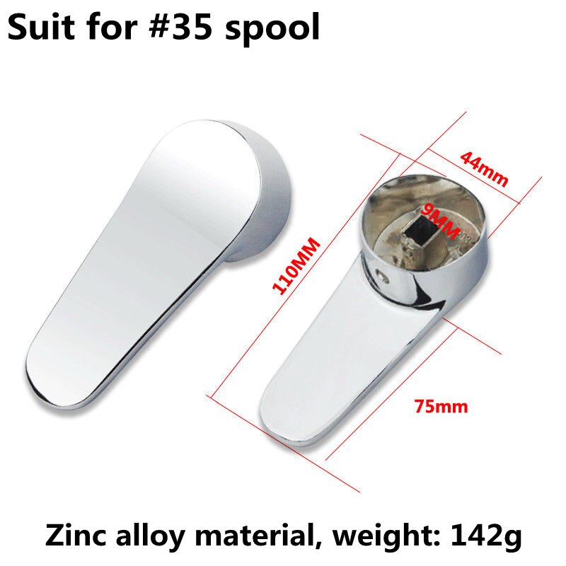 Bathroom Replacement Faucet Single Chrome Lever Handle Kit 35mm 40mm For single lever pressure balance bath and shower Taps: Burgundy