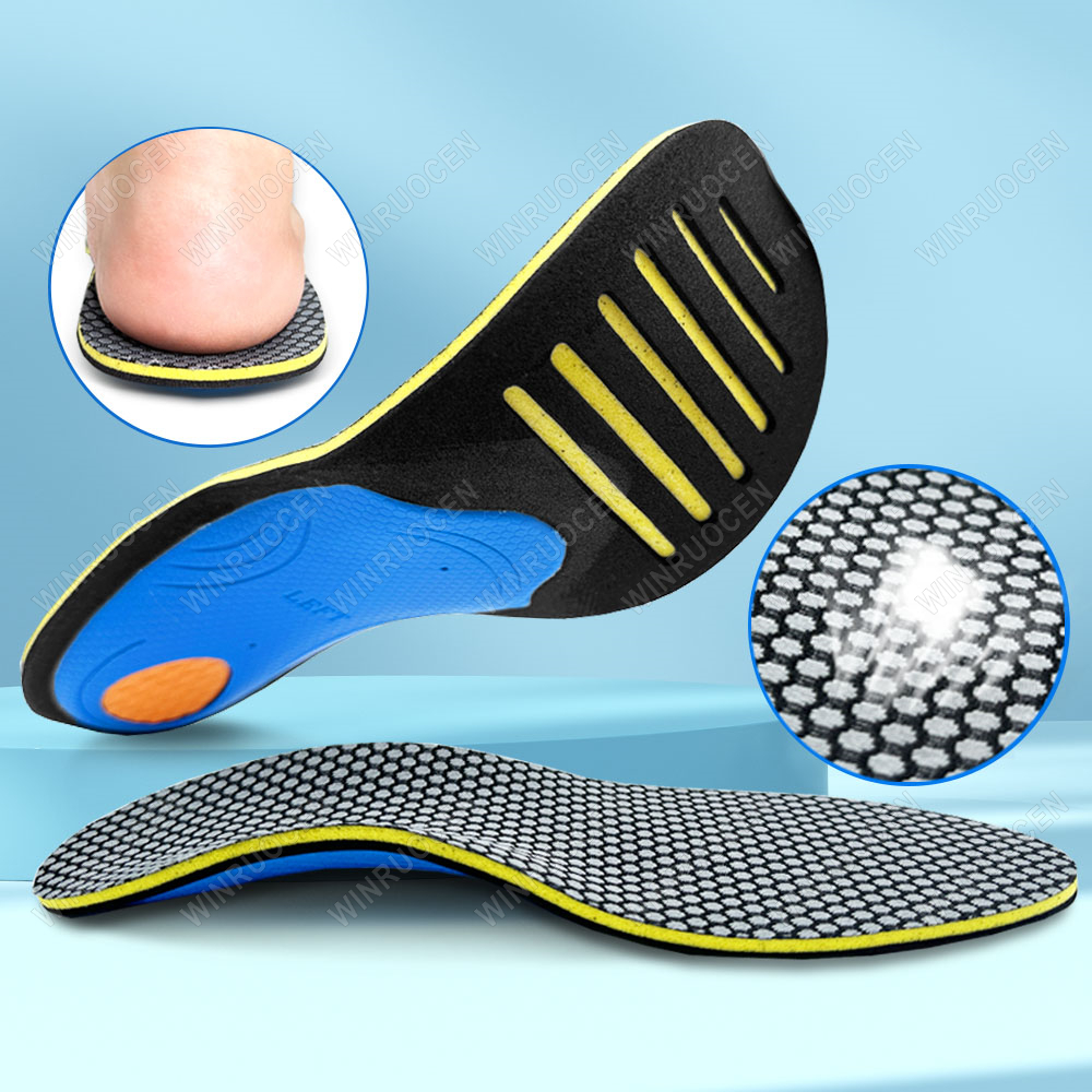 EVA Orthopedische Inlegzolen voor Mannen Vrouwen Platte Voetverzorging Steunzool Fasciitis Plantaris Relief Gezondheid Schoen Insert Pads WINRUOCEN