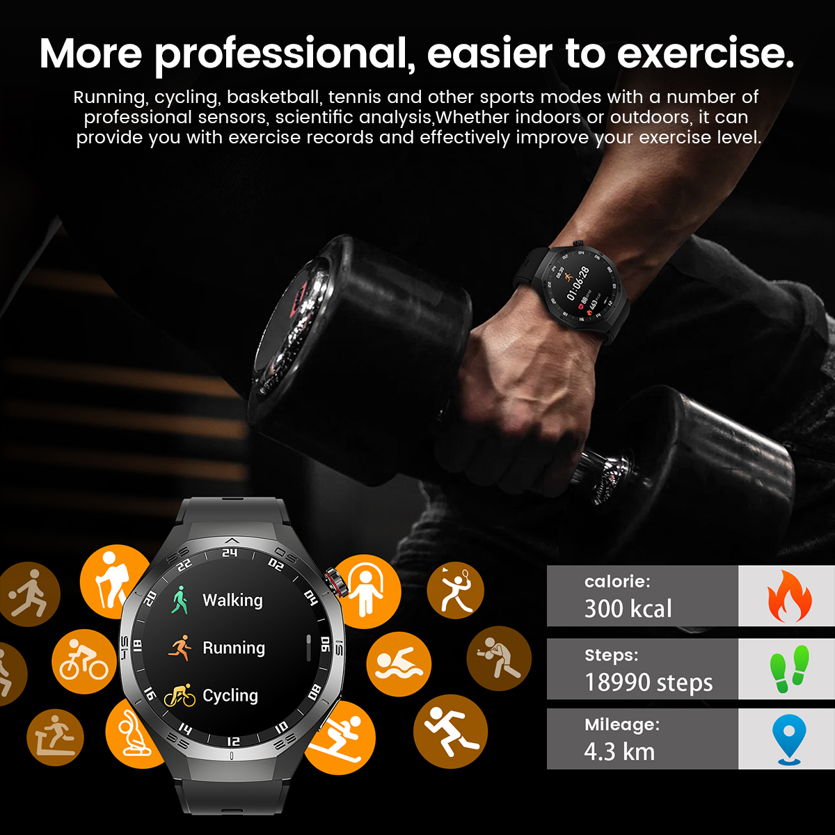 Gt 5 pro smartwatch masculino tela amoled gps esportes bluetooth chamada freqüência cardíaca oxigênio no sangue ao ar livre à prova dwaterproof água smartwatch 2025 novo