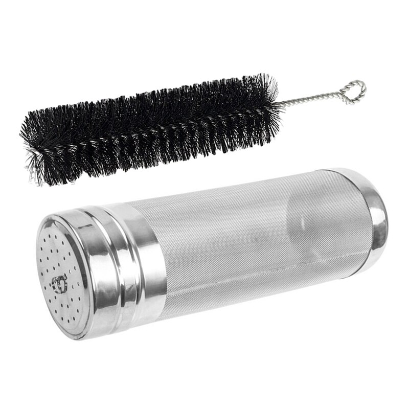 Filtre en maille pour fût de bière en acier inoxydable, 7x18cm, trémie, filtre araignée, pour brassage à domicile