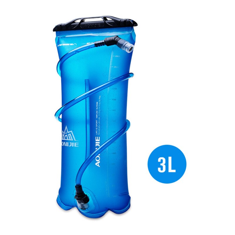 Aonijie SD16 1.5L/2L/3L Zachte Reservoir Waterzak Water Bag Hydratatie Pack Drinken Running Fietsen Marathon Voor rugzak: 3 L