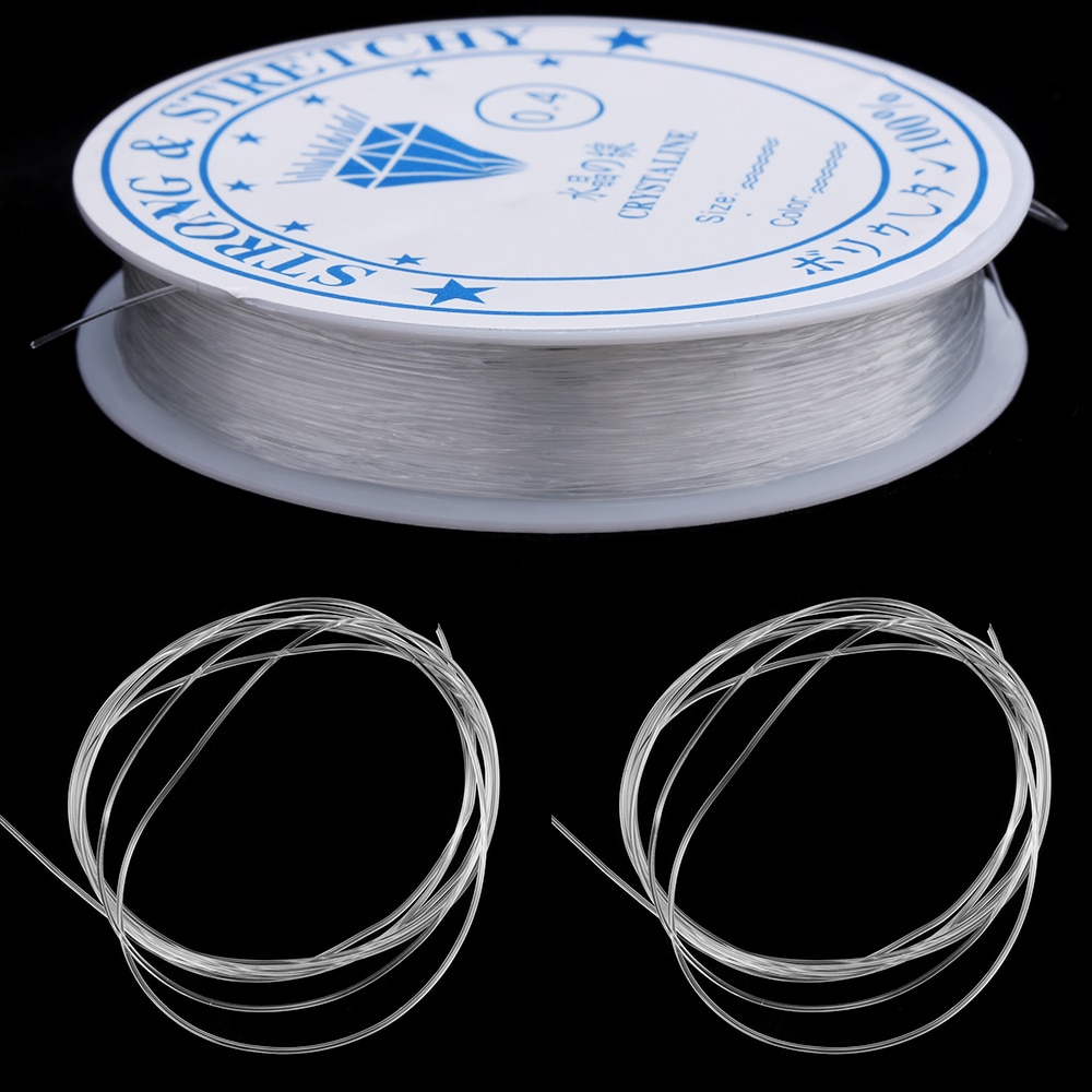 1PC Crystal Elastisch Line Cord Discussie String Stretch Elastisch Draad wire Voor DIY Bracele Sieraden Accessoires