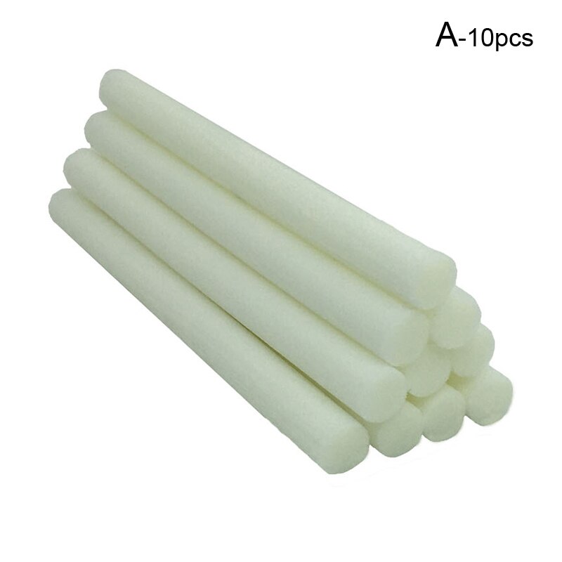 difusor de aceite esencial del coche Mini humidificador ultrasónico de la botella de Jane LED luz de noche USB aromaterapia Fogger ambientador de aire del coche: Replace wick A-10pcs