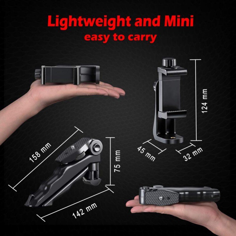 Handheld Grip Stabilizer Phone Tripod Holder Selfie Stick Handle Holder Stand for IPhone Samsung Xiaomi Huawei Dropshpping