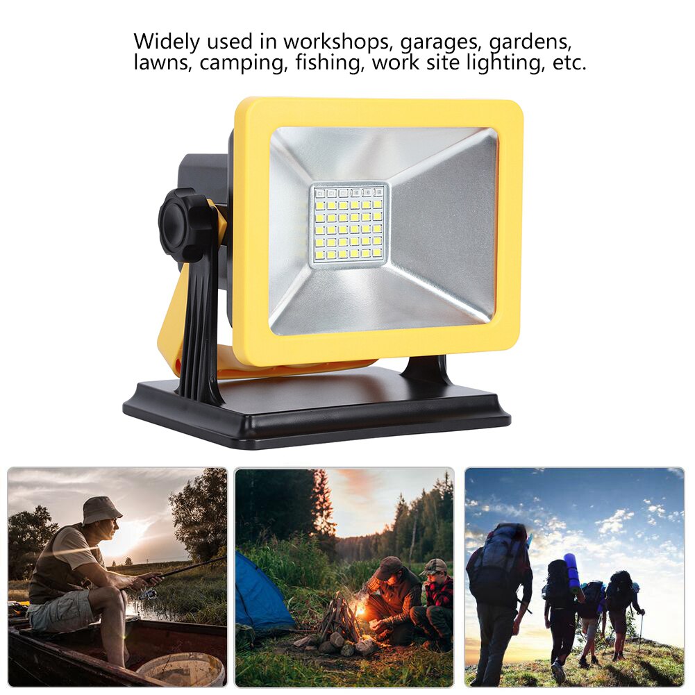 30W USB Power LED Flood Light Portable IP65 Waterproof 3 Levels Dimmable Emergency Light For Outdoor Camping Activity