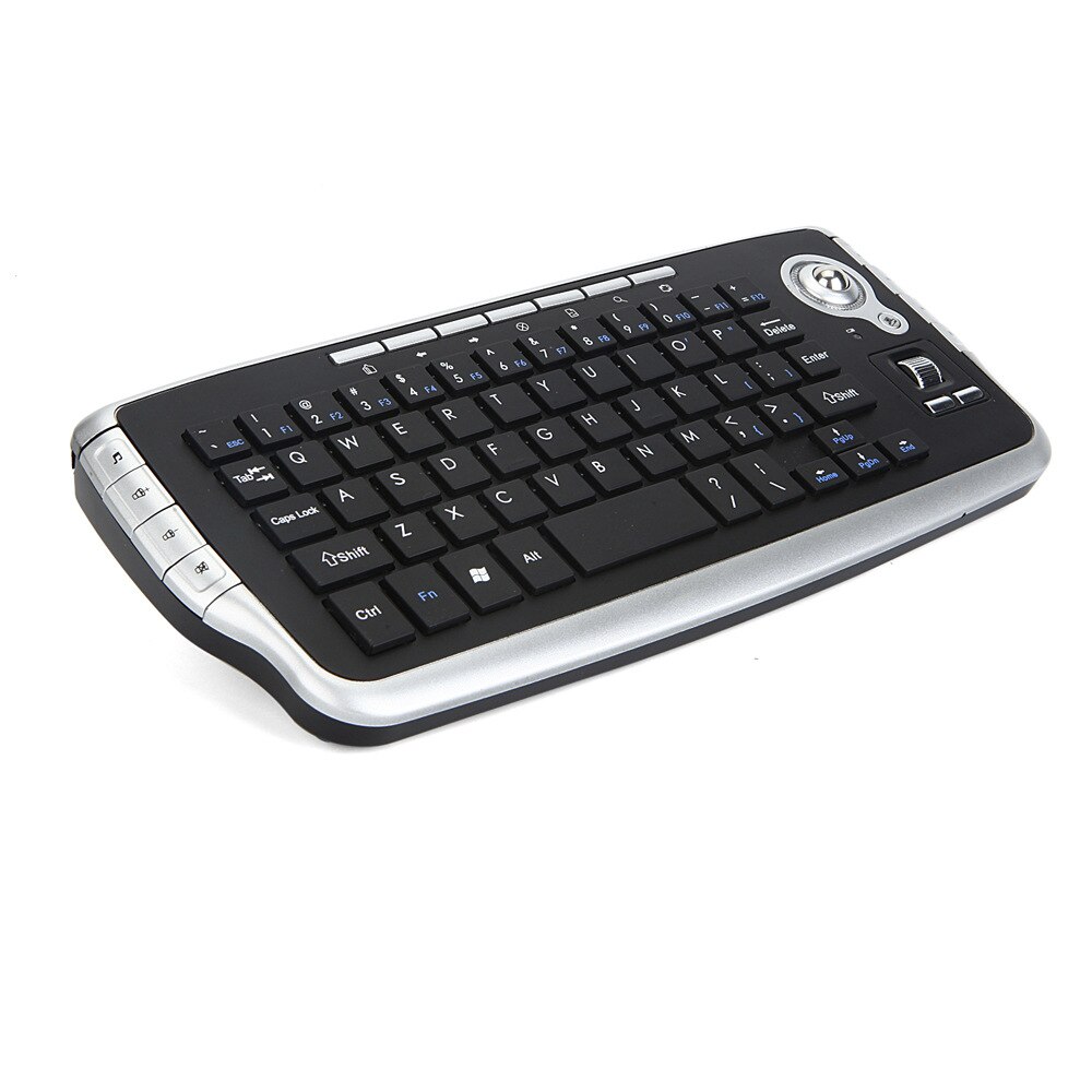 Factory Direct Selling Wireless Trackball Keyboard Mini 2.4G Wireless Mouse And Keyboard One Multimedia Mouse Keyboard Suit