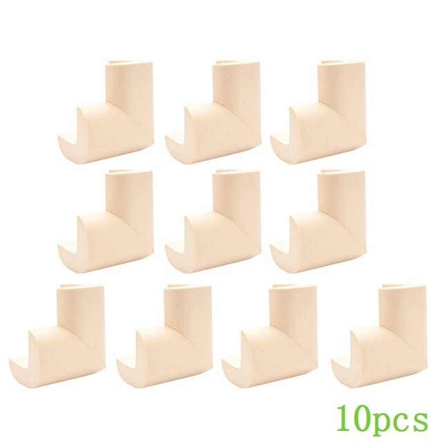 10pcs/lot Baby Safety Silicone Protector Table Corner Edge Protection Thicken Safety anti-collision angle Protect kids from bump: 10pcs 04