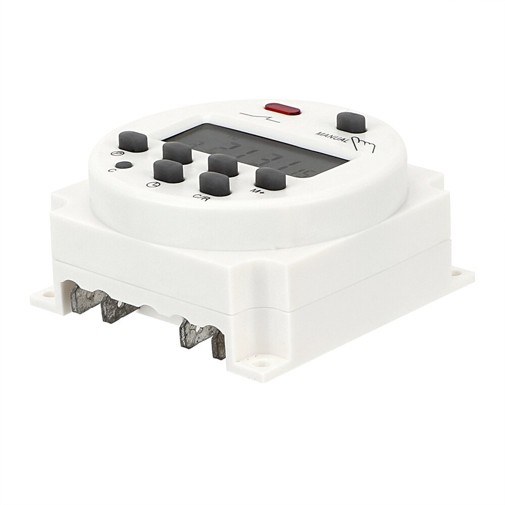 NICEYARD Time Control Switch Auto On/Off Relay Daily Weekly Programmable Timer AC 220-250V Digital LCD Electronic