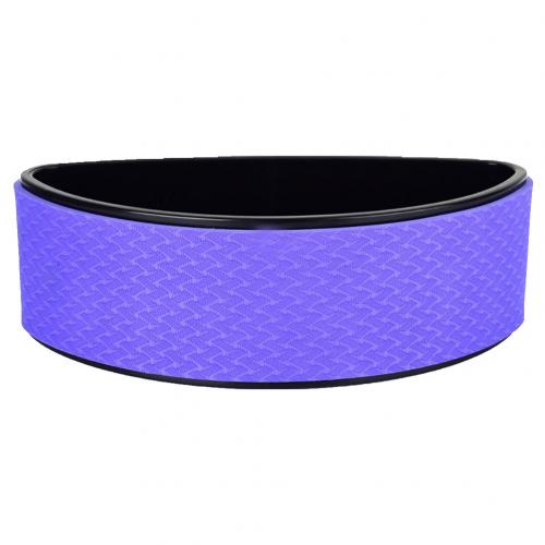 Half Round Dharma Wheel Pilates Yoga Back Shoulder Stretching Fitness Equipment: Purple 